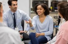 Teachers in a meeting