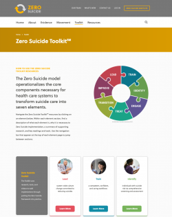 Screen Shot Zero Suicide Toolkit